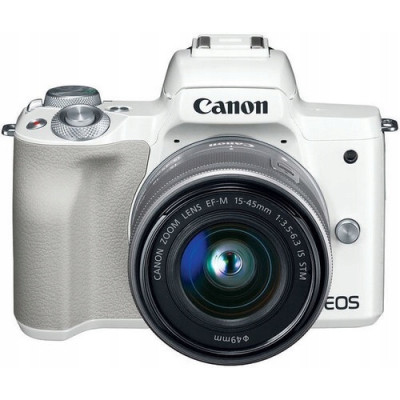 Canon EOS M50 kit (15-45mm) IS STM White (2681C057)