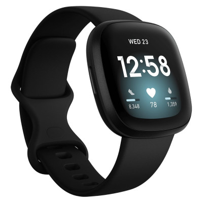 Fitbit Versa 3 Black Smartwatch + GPS