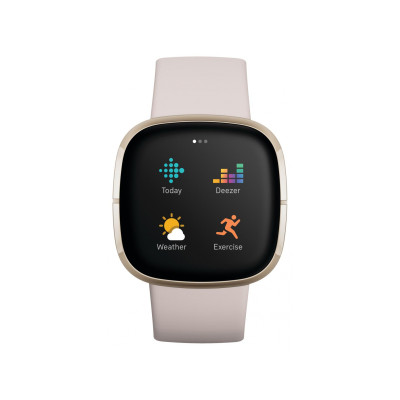 Fitbit Sense gold beige + Fitbit Premium (FB512GLWT)