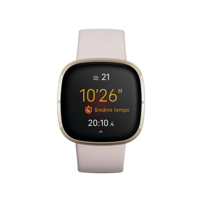 Fitbit Sense gold beige + Fitbit Premium (FB512GLWT)