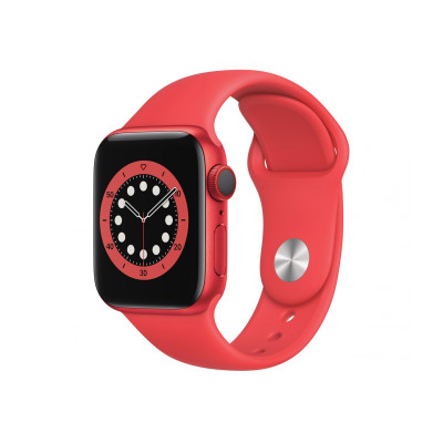 Apple Watch Series 6 GPS + Cellular 40mm (PRODUCT)RED Aluminum Case w. (PRODUCT)RED Sport B. (M02T3)