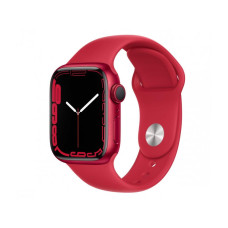 Apple Watch Series 7 GPS 41mm PRODUCT RED Aluminum Case With PRODUCT RED Sport Band (MKN23)