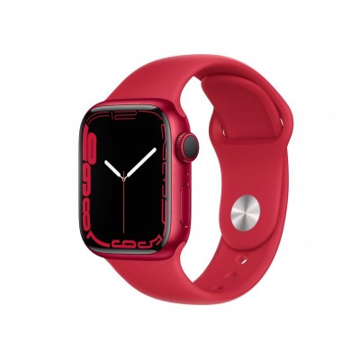 Apple Watch Series 7 GPS 41mm PRODUCT RED Aluminum Case With PRODUCT RED Sport Band (MKN23)