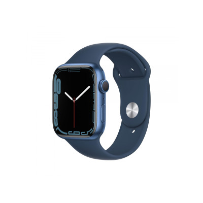 Apple Watch Series 7 GPS 41mm Blue Aluminum Case With Blue Sport Band (MKN13)