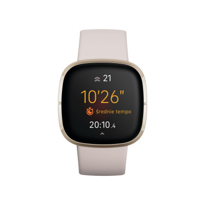 Fitbit Sense gold beige + Aria Air white (FB512GLWT + FB203WT)