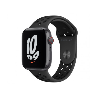 Apple Watch Series 5 GPS + LTE 44mm Space Gray Aluminum w. Anthracite/Black Nike Sport Band (MX3A2/MX3F2)