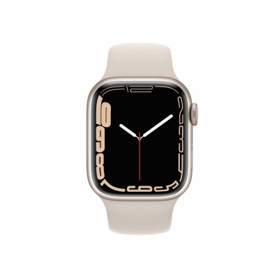 Apple Watch 7 45/Starlight Aluminum/Starlight Sport LTE (MKJQ3WB/A)