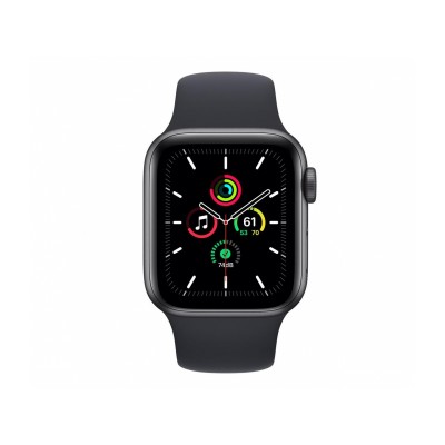 Apple Watch SE GPS 40mm Space Gray Aluminum Case w. Black Sport B. (MYDP2)