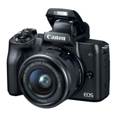 Canon EOS M50 kit (15-45мм + 55-200мм) IS STM Black