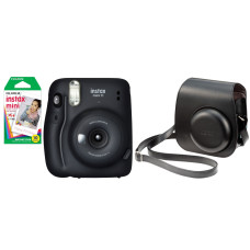Fujifilm Instax Mini 11 Charcoal Gray + ЧЕХОЛ + ФОТОБУМАГА (10шт)