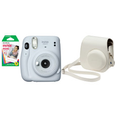 Fujifilm Instax Mini 11 Ice White + ЧЕХОЛ + ФОТОБУМАГА (10шт)