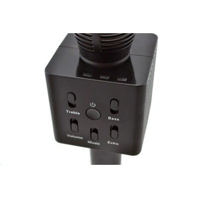 Караоке - микрофон с динамиком Q&J Q7 - 3 Black (hub_np2_0982) Караоке - микрофон с динамиком Q&J Q7 - 3 Black (hub_np2_0982)