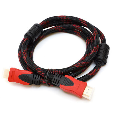 Кабель UKC HDMI - HDMI 1.5m v1.4 Чорний з краном (hub_np2_0418) Кабель UKC HDMI - HDMI 1.5m v1.4 Чорний з краном (hub_np2_0418)