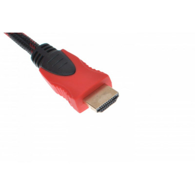 Кабель усиленный в обмотке UKC HDMI - HDMI 3 м Черный (45005) Кабель усиленный в обмотке UKC HDMI - HDMI 3 м Черный (45005)