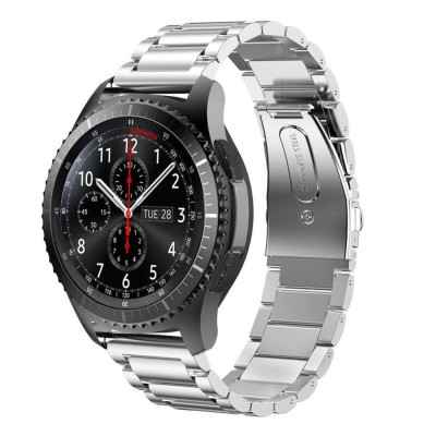 Ремешок BeWatch стальной для Samsung Gear S3 Серебро (1020405)