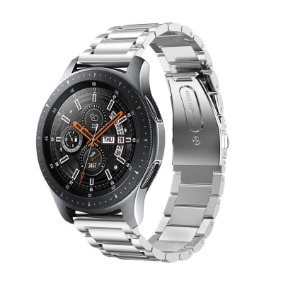 Ремешок браслет для смарт-часов BeWatch стальной для Samsung Galaxy Watch 46 мм Серебро (1020405)