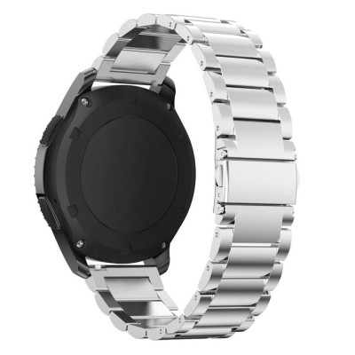 Ремешок браслет для смарт-часов BeWatch стальной для Samsung Galaxy Watch 46 мм Серебро (1020405) Ремешок браслет для смарт-часов BeWatch стальной для Samsung Galaxy Watch 46 мм Серебро (1020405)