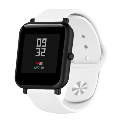 Ремешок BeWatch силиконовый для Xiaomi Amazfit BIP Белый (1010302)