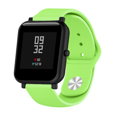 Ремешок BeWatch силиконовый для Xiaomi Amazfit BIP Салатовый (1010316)