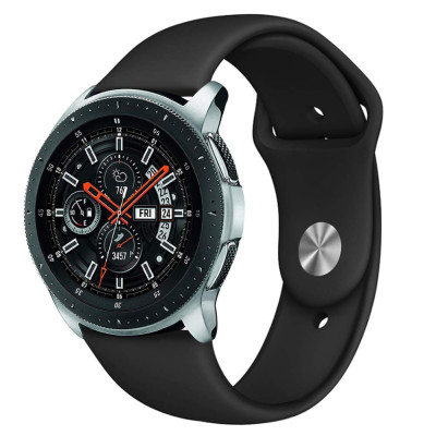 Ремешок BeWatch силиконовый для Samsung Gear S3 Черный (1020301)