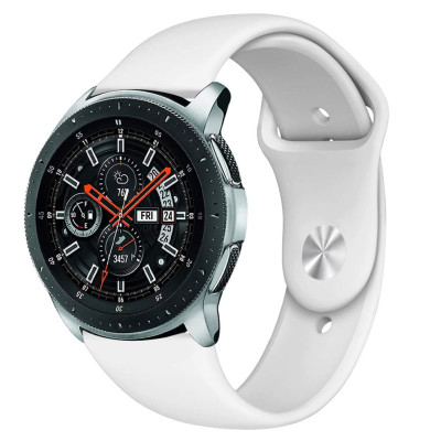 Ремешок BeWatch силиконовый для Samsung Gear S3 Белый (1020302)