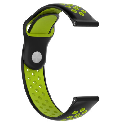 Ремешок BeWatch sport-style для Samsung Galaxy Watch 42 мм Черно-Салатовый (1010116.2) Ремешок BeWatch sport-style для Samsung Galaxy Watch 42 мм Черно-Салатовый (1010116.2)