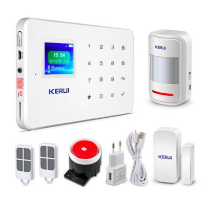 Комплект сигналізації GSM KERUI G-18 plus Білий (GHFBDGY4369FKKF)