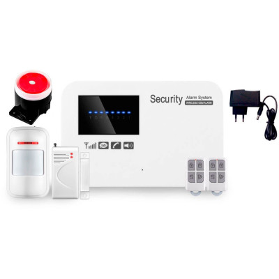 Комплект сигналізації GSM Alarm system G-20 plus Білий (FHGG79G0VNNH3B) Комплект сигналізації GSM Alarm system G-20 plus Білий (FHGG79G0VNNH3B)
