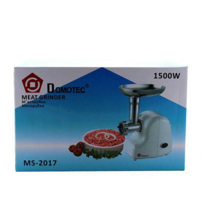 Электромясорубка Domotec MS2017 мясорубка 1500W White Электромясорубка Domotec MS2017 мясорубка 1500W White
