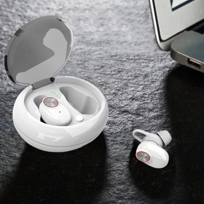 Беспроводные наушники SUNROZ V5 TWS Bluetooth 5.0 Белый (SUN3193) Беспроводные наушники SUNROZ V5 TWS Bluetooth 5.0 Белый (SUN3193)
