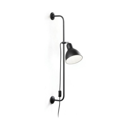 Настенный спот Ideal Lux Shower AP1 Nero (id179643)