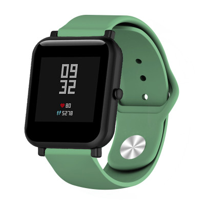 Ремешок BeWatch силиконовый для Xiaomi Amazfit Bip Зеленый (1010306)