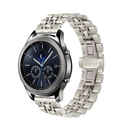 Ремешок BeWatch classic стальной Link для Samsung Gear S3 Silver (1021405)