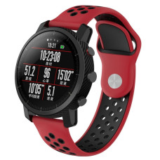 Ремешок BeWatch sport-style для Xiaomi Amazfit Stratos / Pace Red-Black (1020131.2)