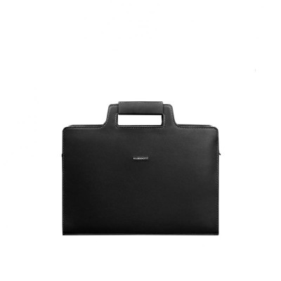 Женская кожаная сумка для ноутбука и документов BlankNote 15 Black (BN-BAG-36-g)