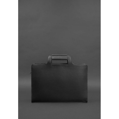 Женская кожаная сумка для ноутбука и документов BlankNote 15 Black (BN-BAG-36-g)