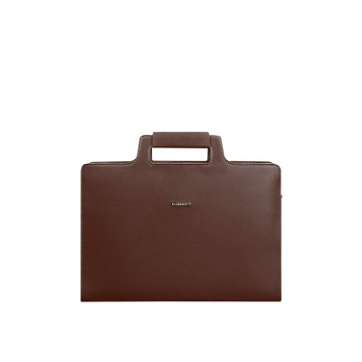 Женская кожаная сумка для ноутбука и документов BlankNote 15 Burgundy (BN-BAG-36-vin)
