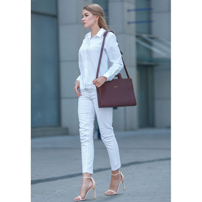 Женская кожаная сумка для ноутбука и документов BlankNote 15 Burgundy (BN-BAG-36-vin) Женская кожаная сумка для ноутбука и документов BlankNote 15 Burgundy (BN-BAG-36-vin)