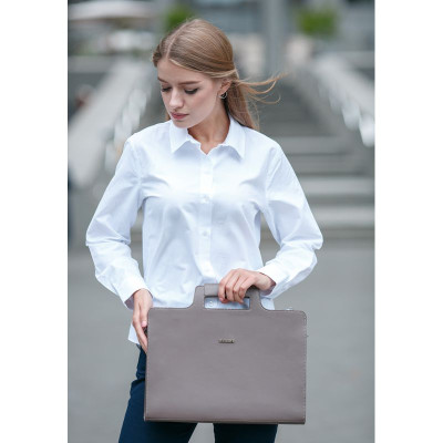 Женская кожаная сумка для ноутбука и документов BlankNote 15 Brown-Beige (BN-BAG-36-beige) Женская кожаная сумка для ноутбука и документов BlankNote 15 Brown-Beige (BN-BAG-36-beige)
