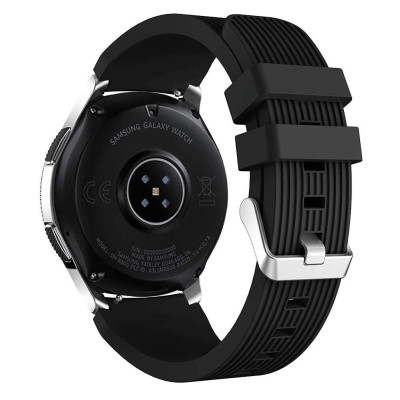Ремешок BeWatch шириной 22 мм для Samsung Galaxy Watch 46mm \ Gear S3 Черный (1022101) Ремешок BeWatch шириной 22 мм для Samsung Galaxy Watch 46mm \ Gear S3 Черный (1022101)