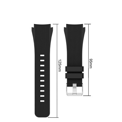 Ремешок BeWatch шириной 22 мм для Samsung Galaxy Watch 46mm \ Gear S3 Черный (1022101) Ремешок BeWatch шириной 22 мм для Samsung Galaxy Watch 46mm \ Gear S3 Черный (1022101)