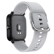 Ремешок BeWatch New силиконовый 20мм для Xiaomi Amazfit BIP Серый (1012304)