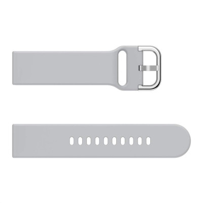 Ремешок BeWatch New силиконовый 20мм для Xiaomi Amazfit BIP Серый (1012304)