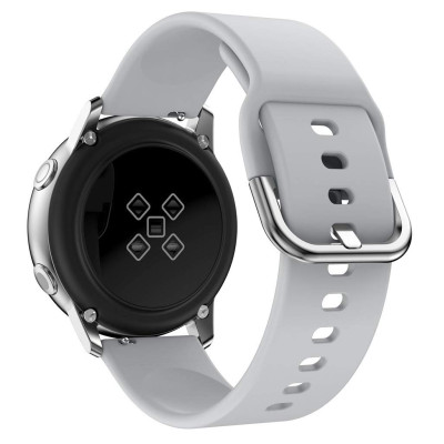 Ремінець BeWatch New 20мм для Samsung Galaxy Watch 42мм \ Samsung Galaxy watch Active Сірий (1012304) Ремінець BeWatch New 20мм для Samsung Galaxy Watch 42мм \ Samsung Galaxy watch Active Сірий (1012304)