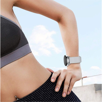 Ремінець BeWatch New 20мм для Samsung Galaxy Watch 42мм \ Samsung Galaxy watch Active Сірий (1012304) Ремінець BeWatch New 20мм для Samsung Galaxy Watch 42мм \ Samsung Galaxy watch Active Сірий (1012304)