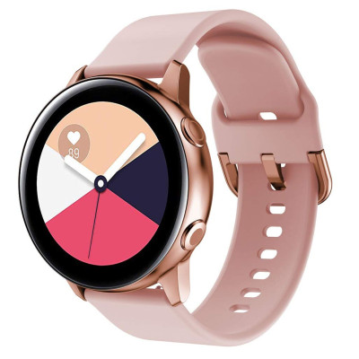 Ремешок BeWatch New 20мм для Samsung Galaxy Watch 42мм \ Active Розовый (1012311) Ремешок BeWatch New 20мм для Samsung Galaxy Watch 42мм \ Active Розовый (1012311)