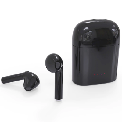 Бездротові навушники Bluetooth i7S TWS з боксом для зарядки Black (au006-hbr) Бездротові навушники Bluetooth i7S TWS з боксом для зарядки Black (au006-hbr)