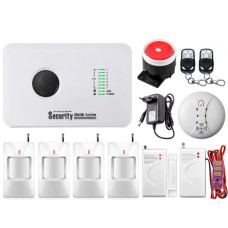 Комплект сигналізації GSM Alarm System G10C для 4-кімнатної квартири prof (YFJBV18HNBV)