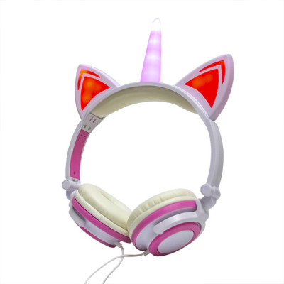 Наушники Linx Unicorn Ear Headphone с ушками Единорог LED Розовый (2996) Наушники Linx Unicorn Ear Headphone с ушками Единорог LED Розовый (2996)