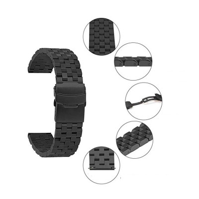 Ремешок BeWatch 22 мм стальной Quadro для Samsung Gear S3 Galaxy Watch 46 mm Active 2 44 mm Черный (1024401) Ремешок BeWatch 22 мм стальной Quadro для Samsung Gear S3 Galaxy Watch 46 mm Active 2 44 mm Черный (1024401)